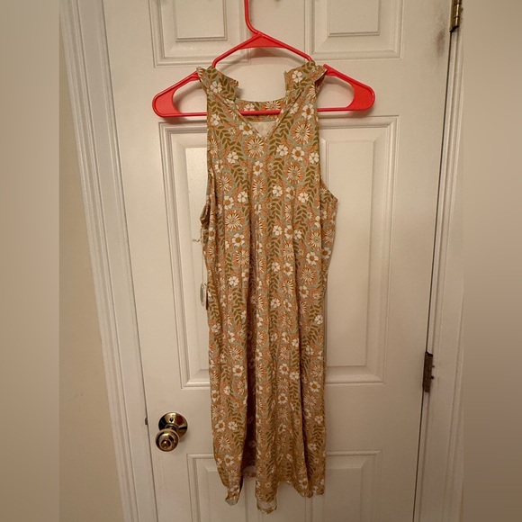 Spartina 449 Dresses & Skirts - Spartina 449 Floral Maxi Dress - Tan and White